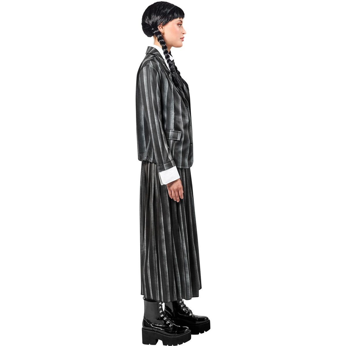 Wednesday&reg; Addams skoleuniform str. S - firedelt Nevermore-s&aelig;t