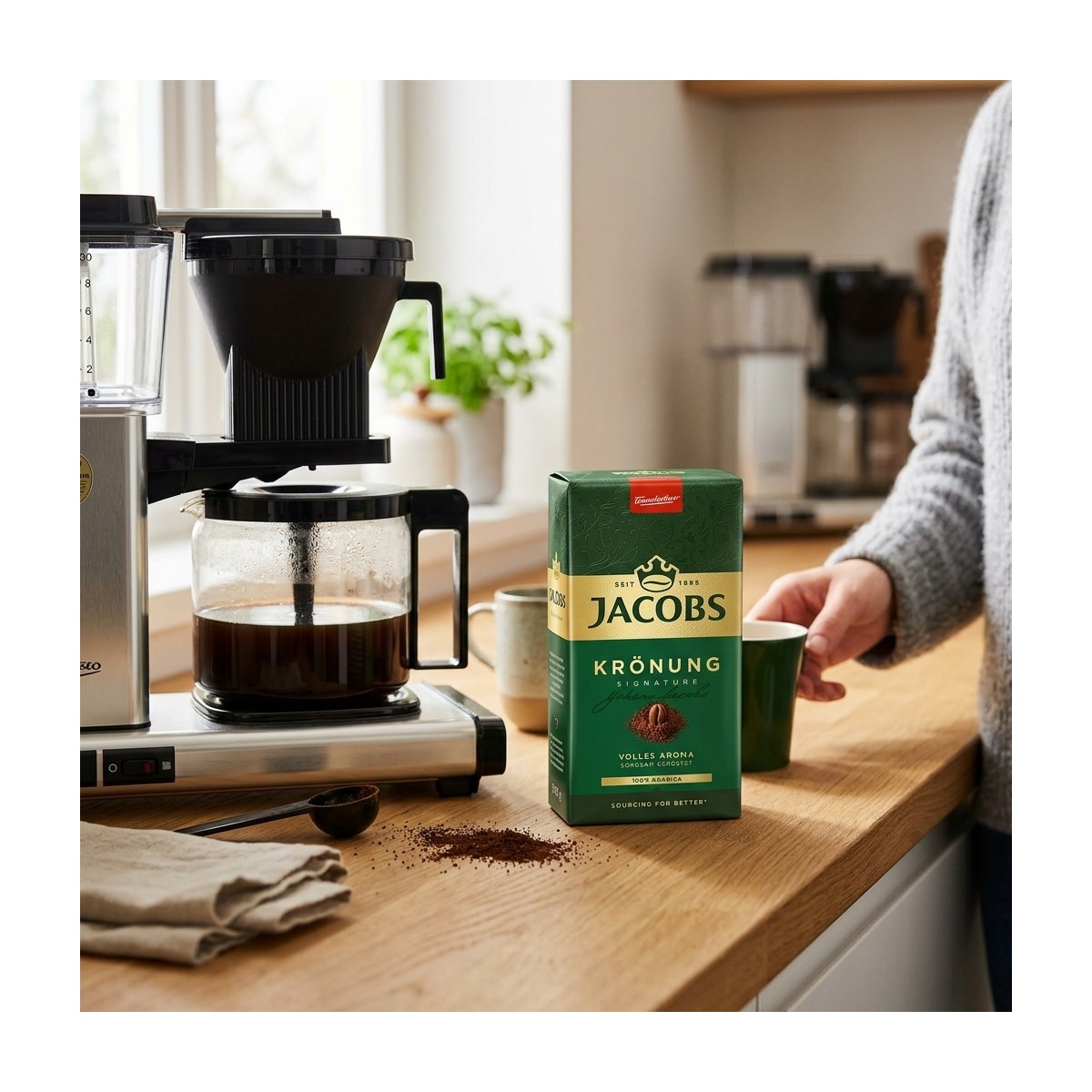 Jacobs Krönung 500 g malet kaffe Jacobs Krönung 500 g malet kaffe