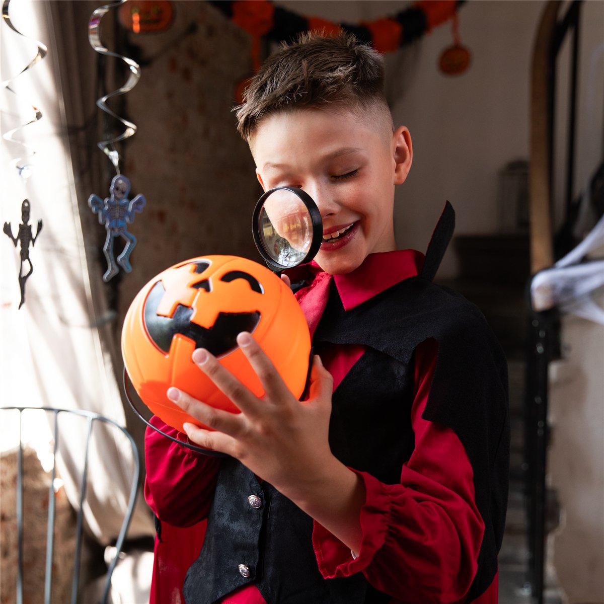 Halloween plastikspand Græskar til slik 20 cm høj Halloween plastikspand Græskar til slik 20 cm høj