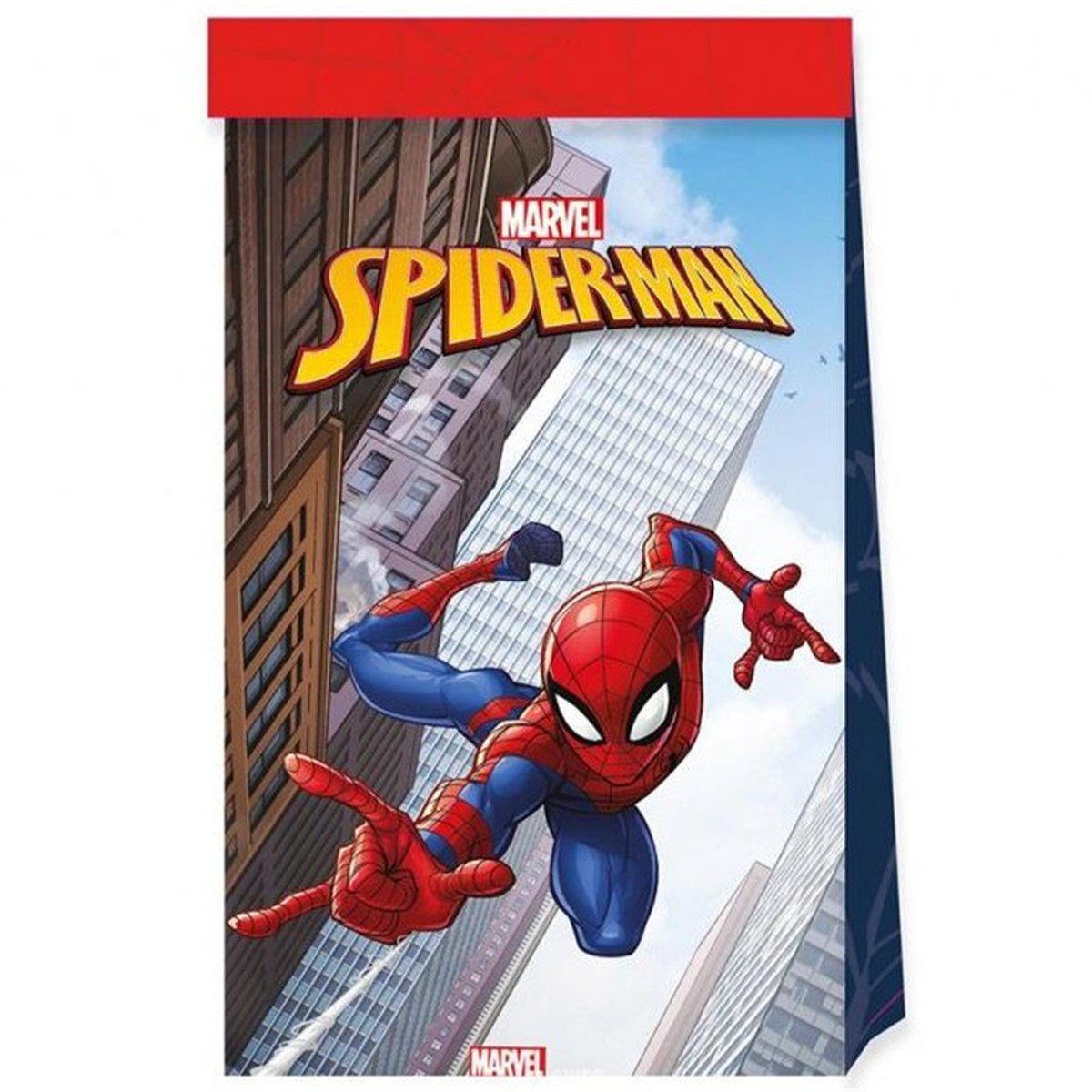 4 stk. Spider-Man® Crime Fighter Gaveposer i Papir 4 stk. Spider-Man® Crime Fighter Gaveposer i Papir