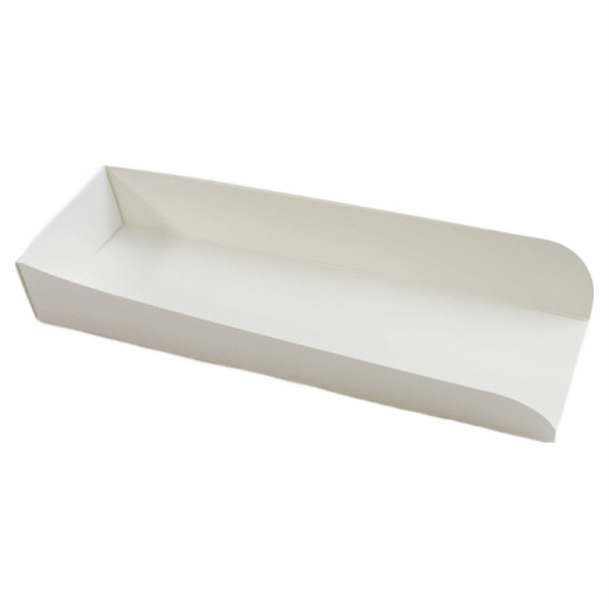 100 stk. Zapiekanka-bakker i Hvid Pap – 14x25 cm - Pizza slices 100 stk. Zapiekanka-bakker i Hvid Pap – 14x25 cm - Pizza slices