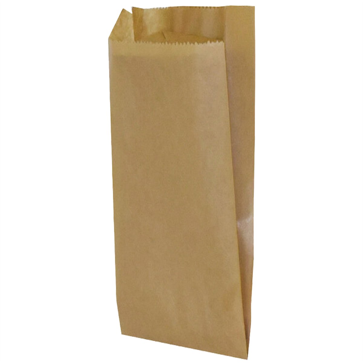 1000 stk. Brune papirsposer med sidefals 18x8x43 cm 1000 stk. Brune papirsposer med sidefals 18x8x43 cm