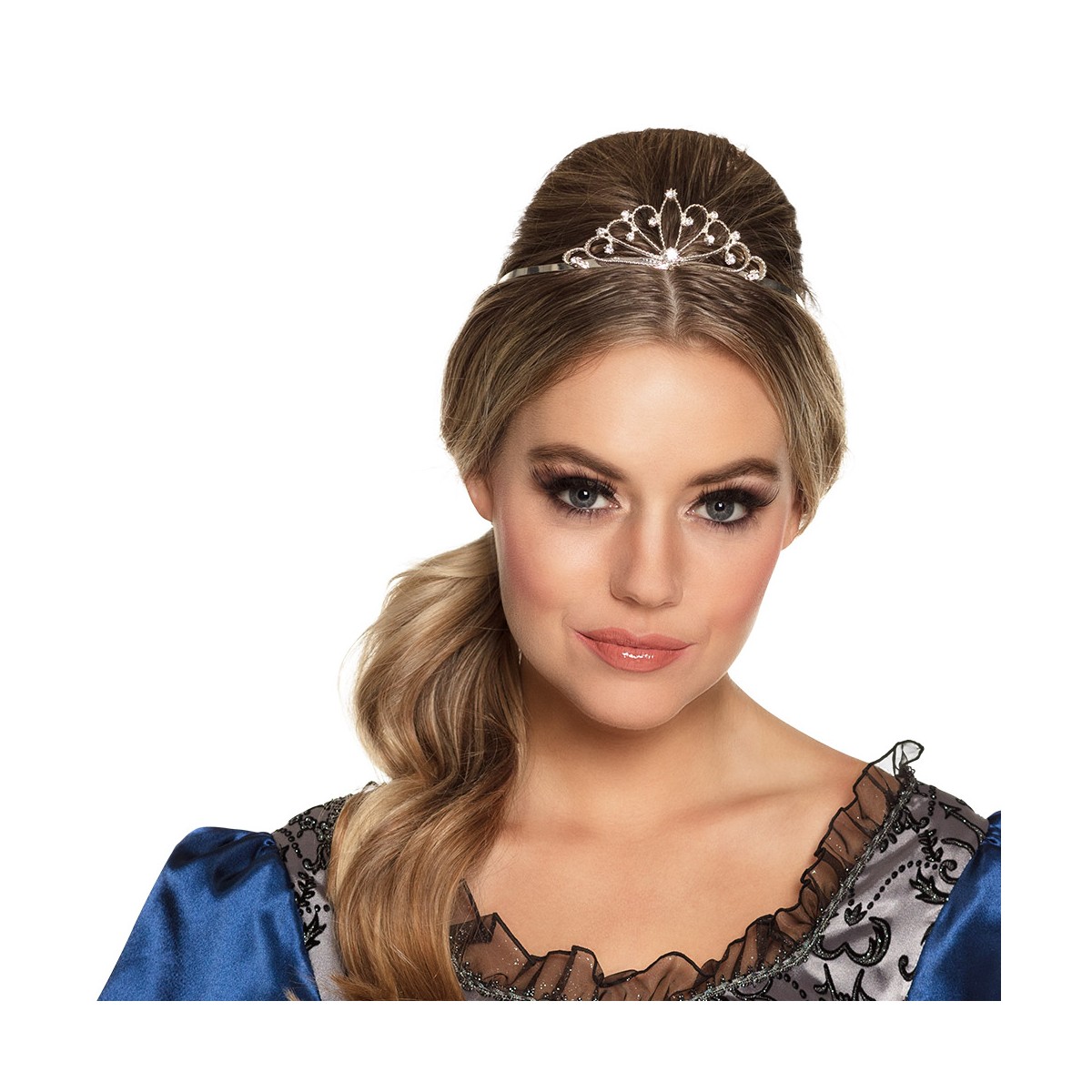 Metal Tiara Royal Victoria – Diadem i Metal med Glassten Metal Tiara Royal Victoria – Diadem i Metal med Glassten