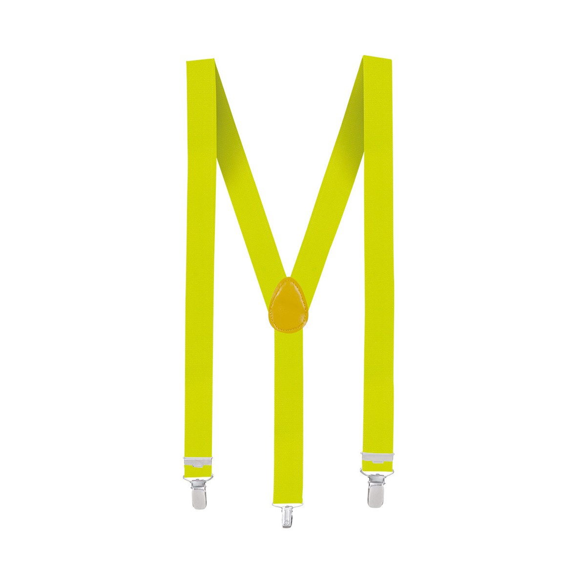 Neongule UV-seler &ndash; Justerbare, 3,5 cm Brede med Metalklemmer