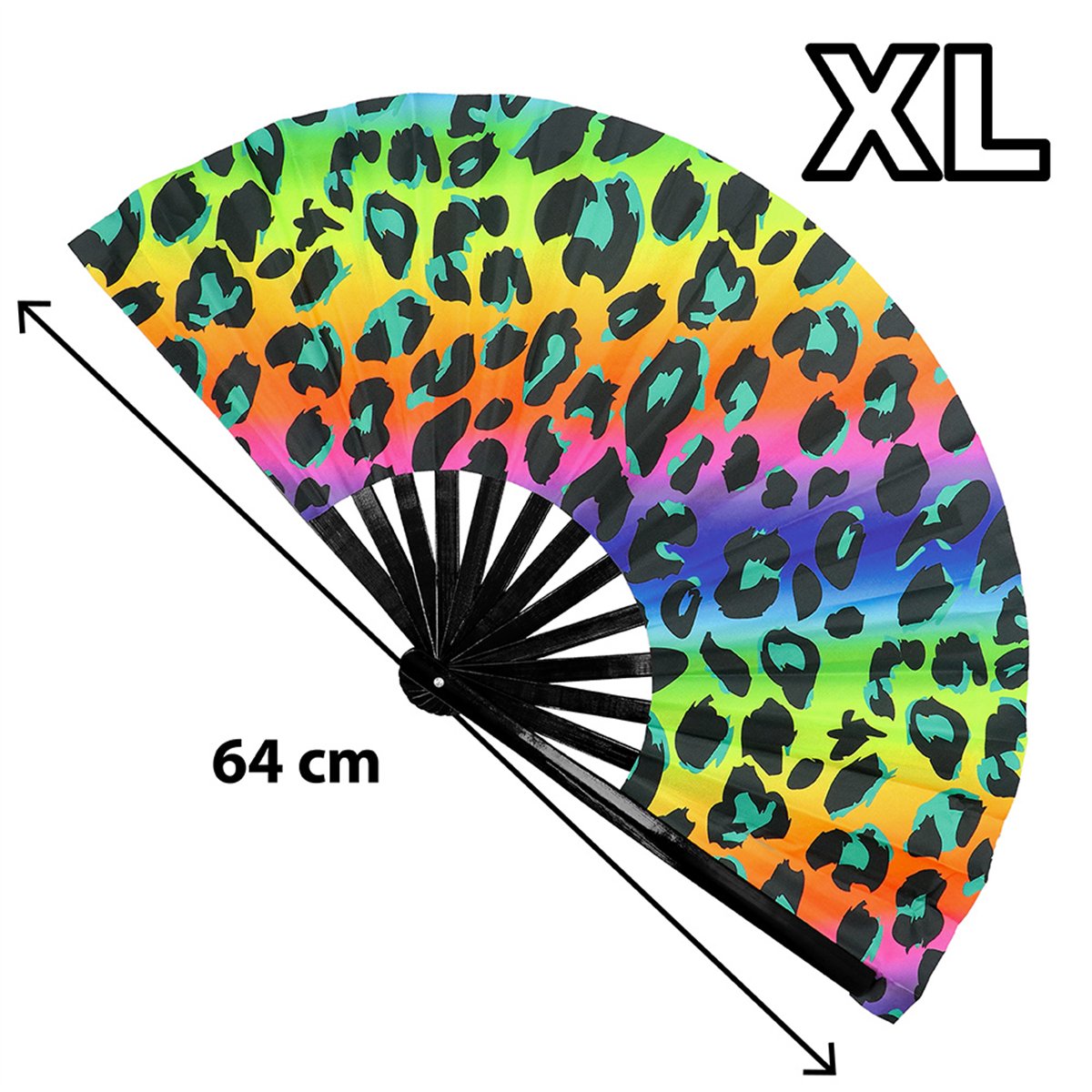 Vifte UV Rave Wild XL Multifarvet 64 cm Vifte UV Rave Wild XL Multifarvet 64 cm