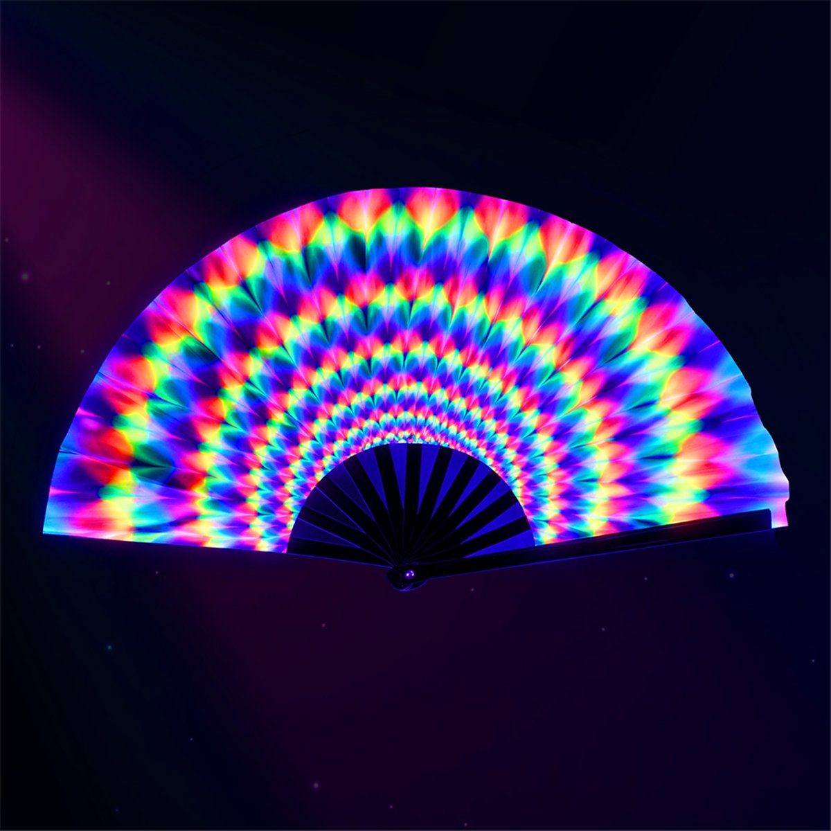Vifte UV Rave Rush XL Multifarvet 64 cm Vifte UV Rave Rush XL Multifarvet 64 cm