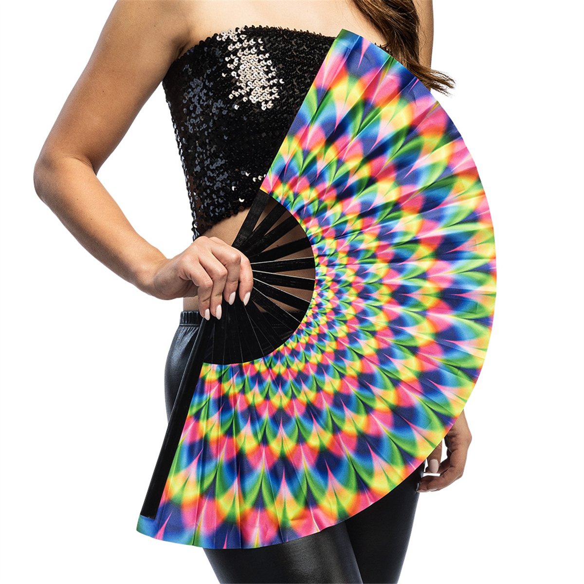Vifte UV Rave Rush XL Multifarvet 64 cm Vifte UV Rave Rush XL Multifarvet 64 cm