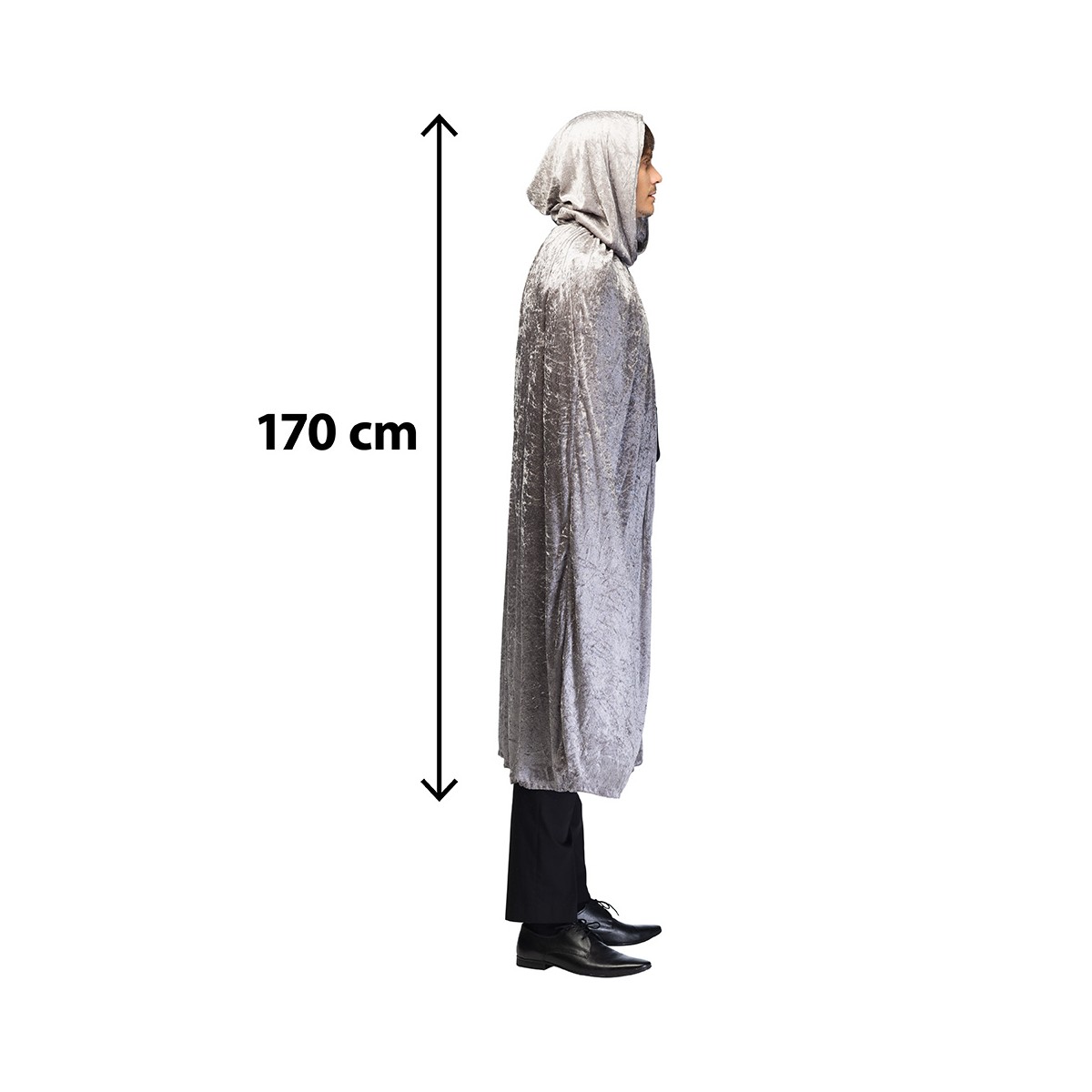 Kappe Dawn 170 cm - Gr&aring; med H&aelig;tte