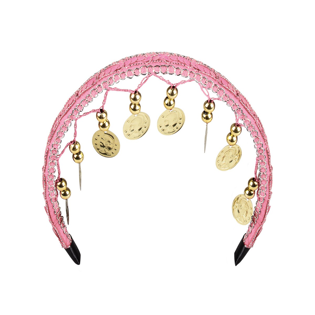 Mavedans S&aelig;t Pink &ndash; B&aelig;lte, Pandeb&aring;nd og Armb&aring;nd