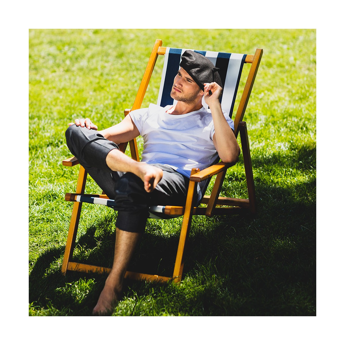 Baret hat – Sort Fransk Baret i Filt Baret hat – Sort Fransk Baret i Filt