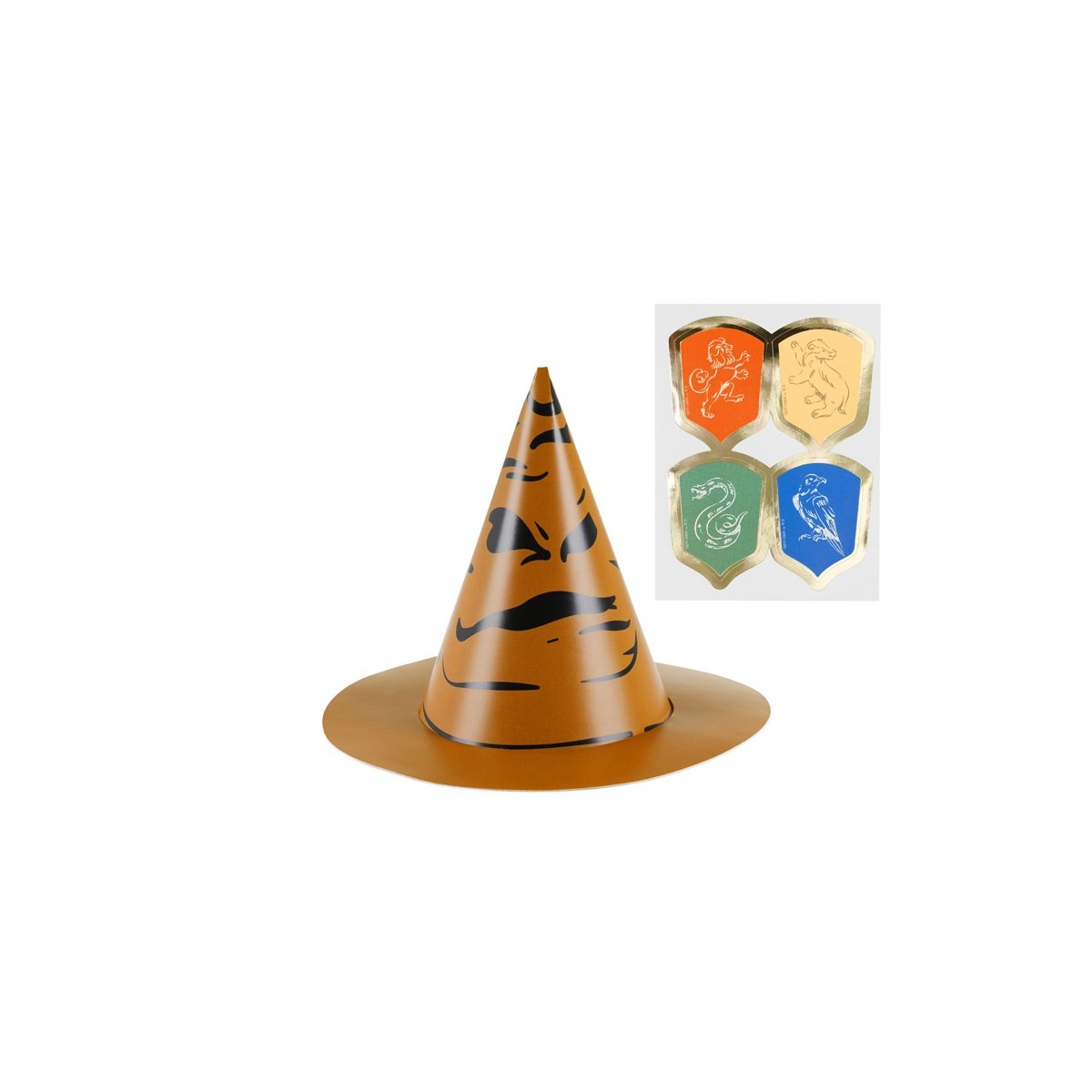Hats Harry Potter Sorting Hat, 16 cm, brown (1 pkt / 6 pc.) Hats Harry Potter Sorting Hat, 16 cm, brown (1 pkt / 6 pc.)