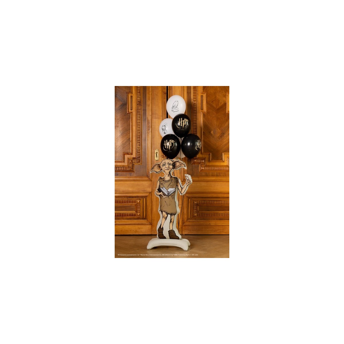 Standing foil balloon Harry Potter Dobby, 54x105 cm, beige
