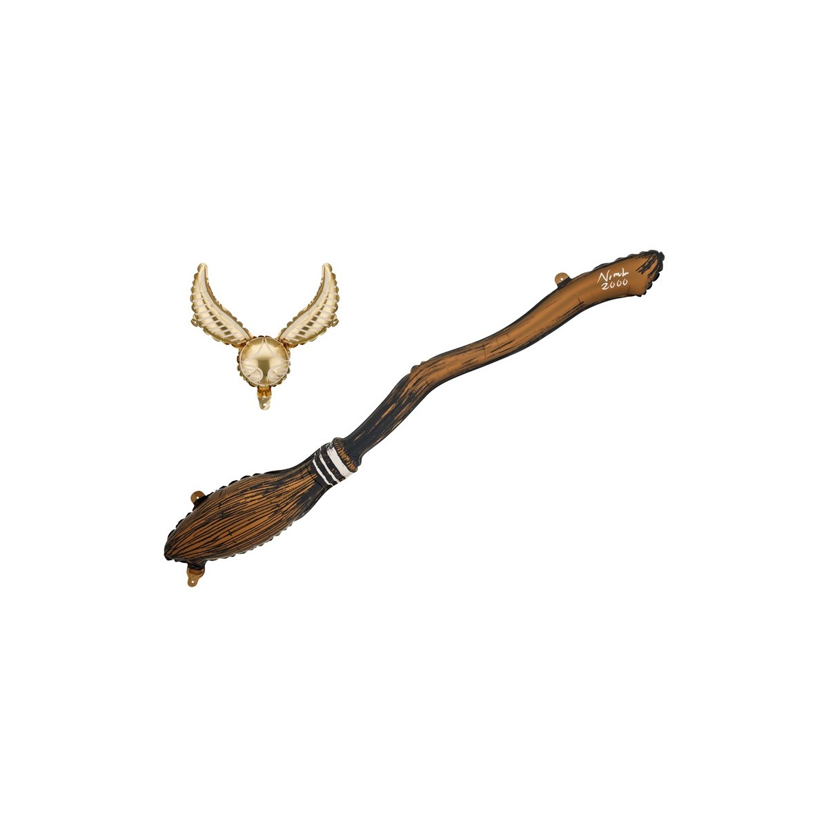 Foil balloon set Harry Potter Broom and Snitch, mix (1 pkt / 2 pc.) Foil balloon set Harry Potter Broom and Snitch, mix (1 pkt / 2 pc.)