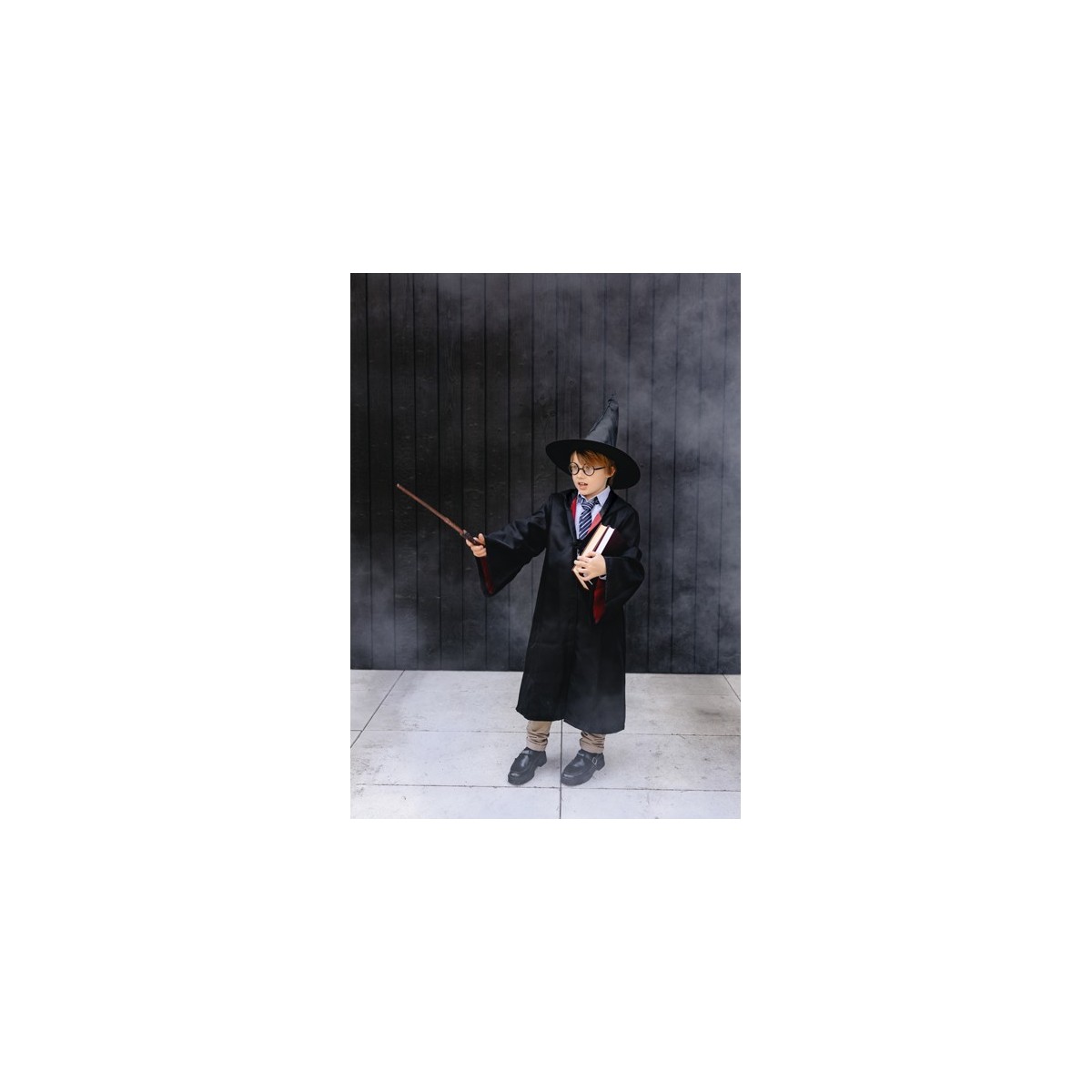 Wizard cape, 140-158 cm, black