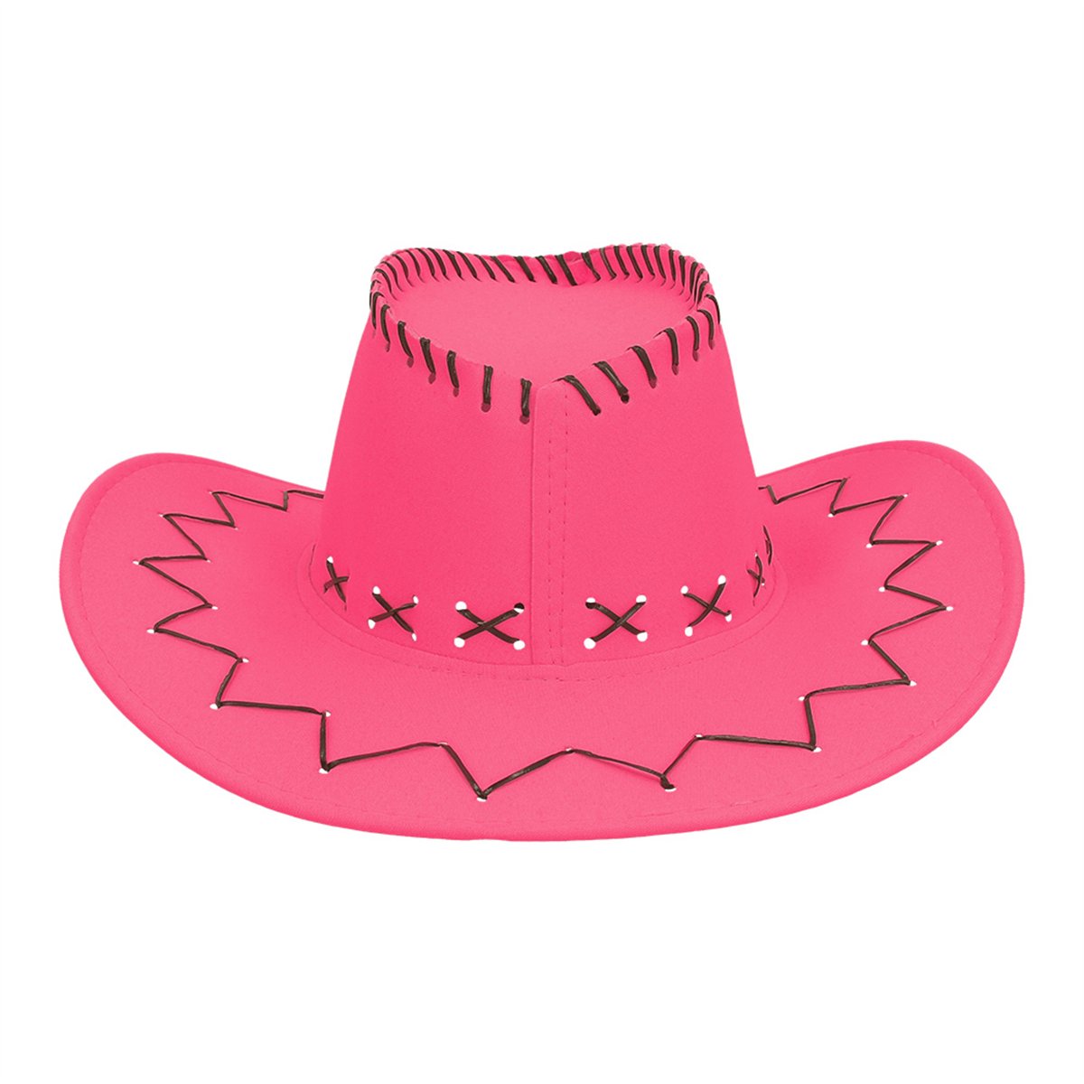 Cowboyhat – Savanne neon pink Westernhat UV-effekt med Hagerem Cowboyhat – Savanne neon pink Westernhat UV-effekt med Hagerem