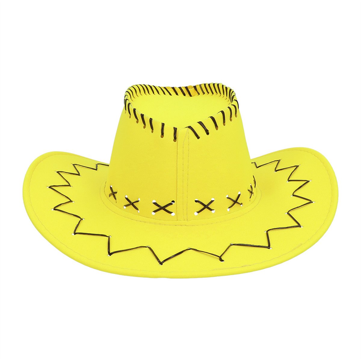 Cowboyhat – Savanne neon grøn Westernhat UV-effekt med Hagerem Cowboyhat – Savanne neon grøn Westernhat UV-effekt med Hagerem