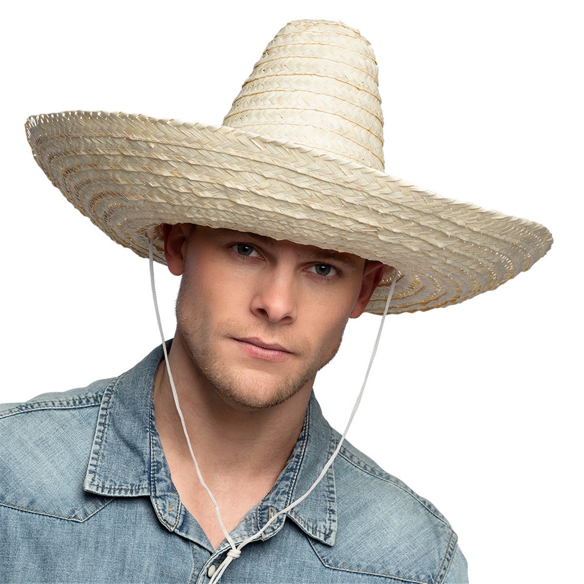 Sombrero Puebla &Oslash; 49 cm - Mexicansk str&aring;hat