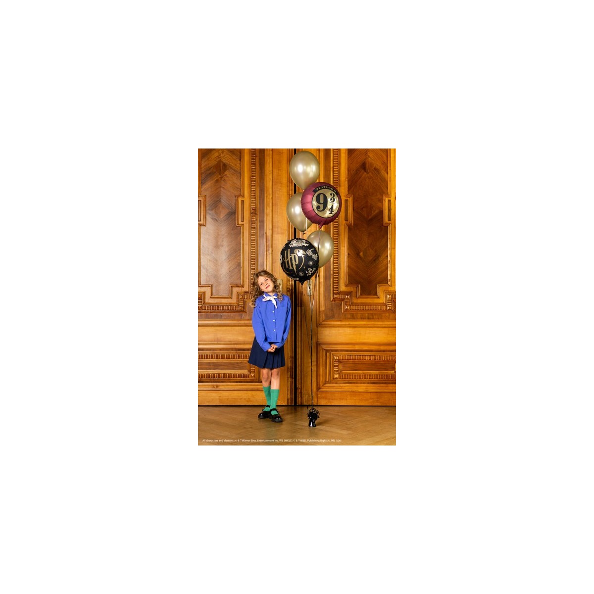 Foil balloon Harry Potter, 35 cm, black Foil balloon Harry Potter, 35 cm, black