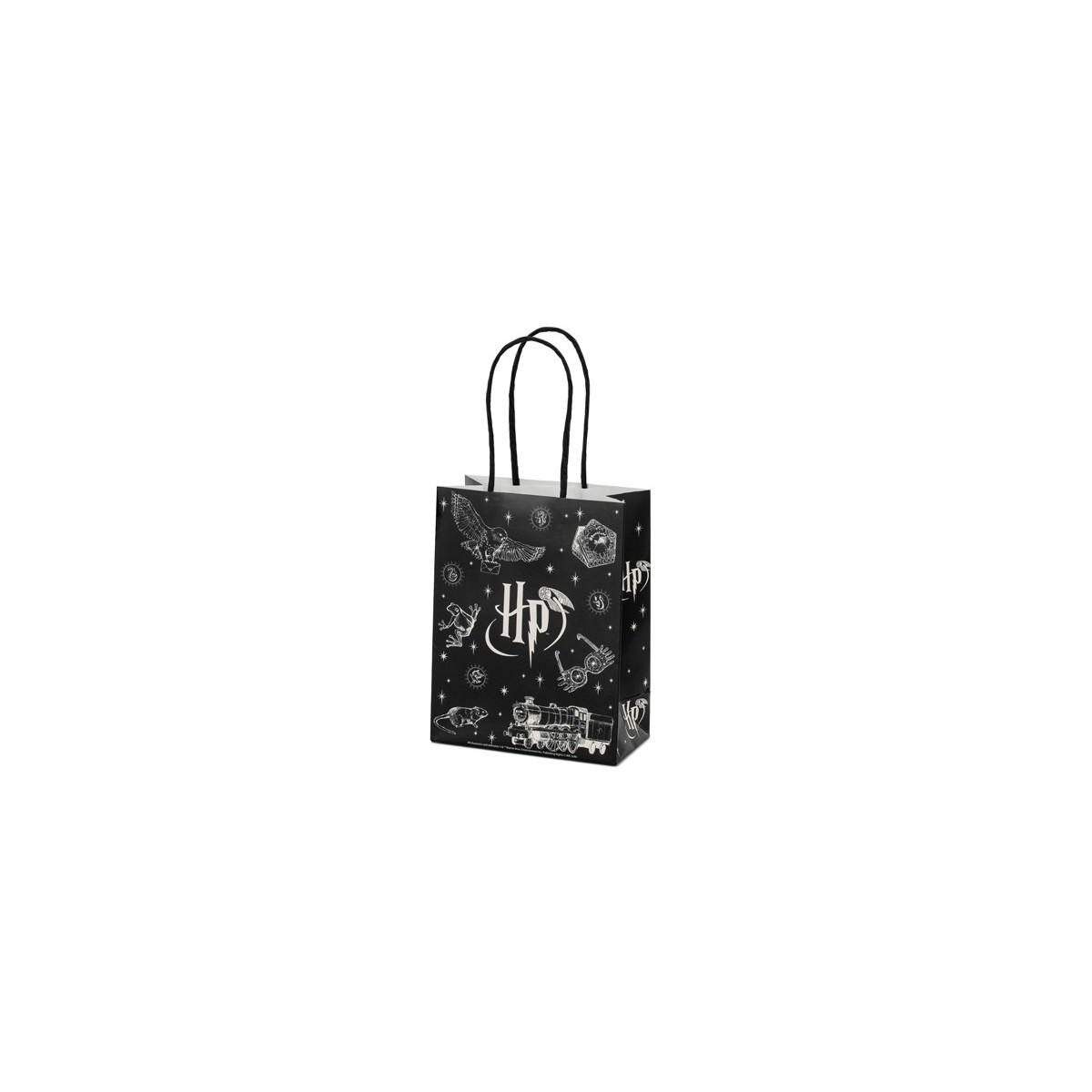 Paper gift bags Harry Potter, 12x15.5x6 cm, black (1 pkt / 6 pc.) Paper gift bags Harry Potter, 12x15.5x6 cm, black (1 pkt / 6 pc.)