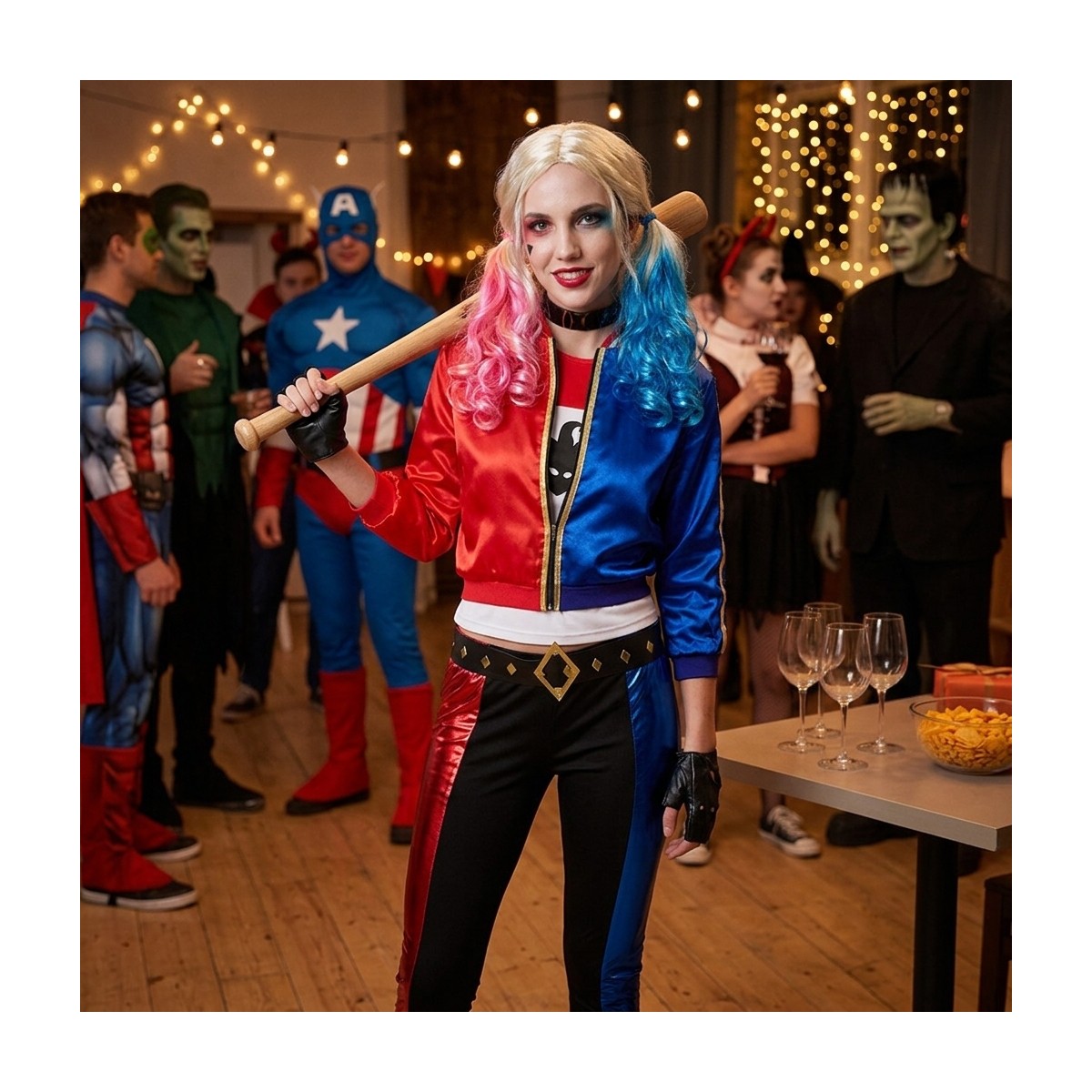 Kostume str. S Harley Quinn – Jester Fatale Kostume str. S Harley Quinn – Jester Fatale