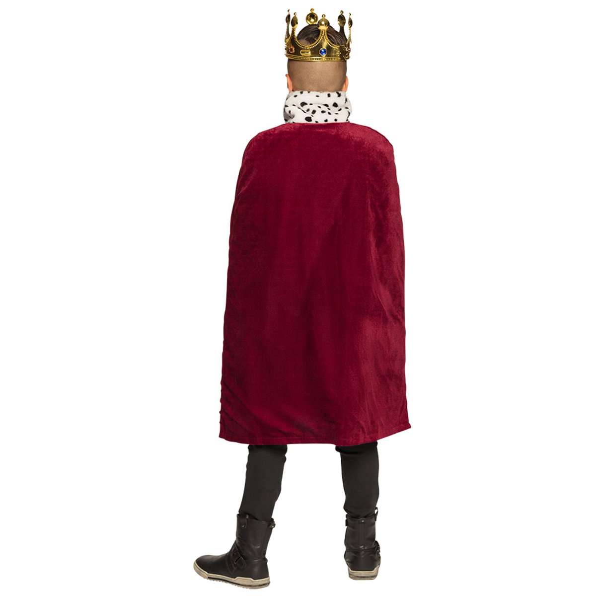 Kongekappe til Børn 90 cm - Kongekostume med Hermelinskant Kongekappe til Børn 90 cm - Kongekostume med Hermelinskant