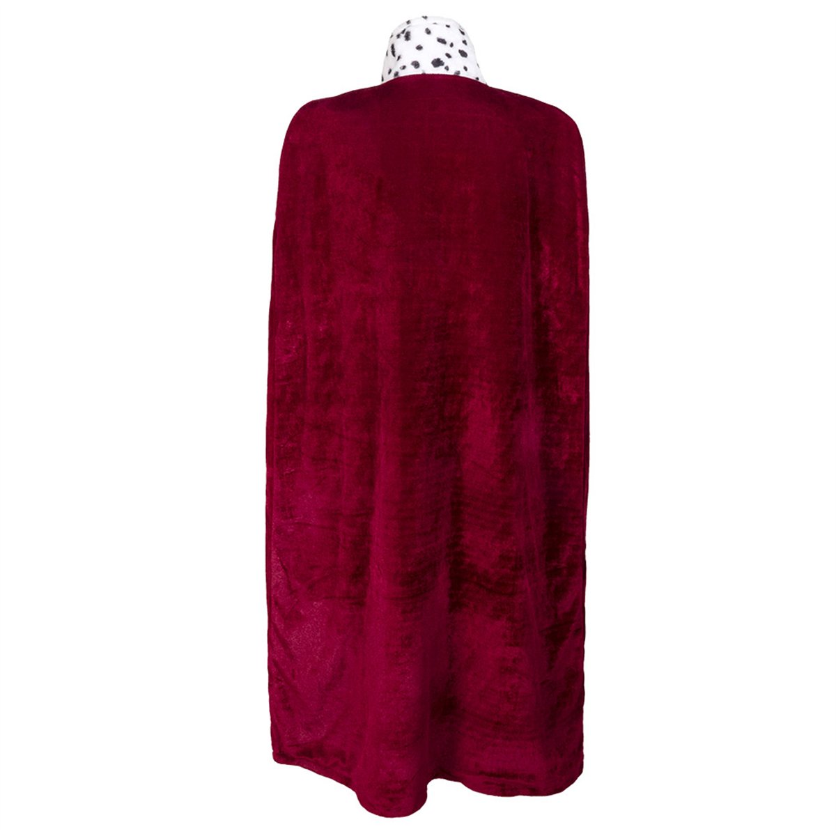 Kongekappe til Voksne 140 cm - Kongekostume med Hermelinskant