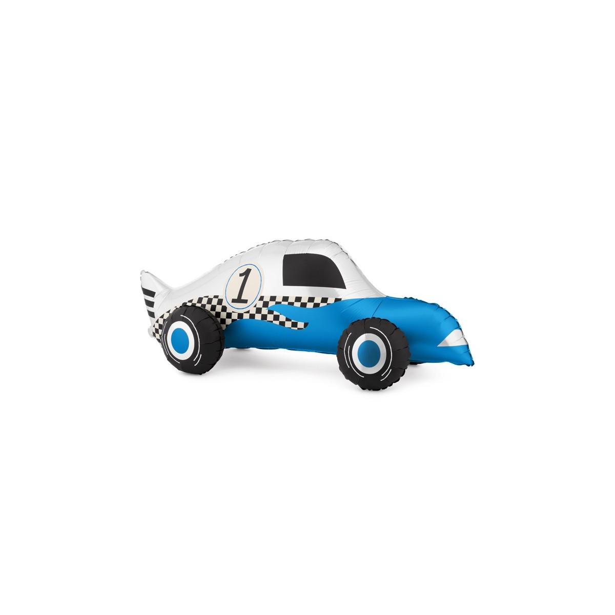 Foil balloon Racing Car, 90x34 cm, blue Foil balloon Racing Car, 90x34 cm, blue