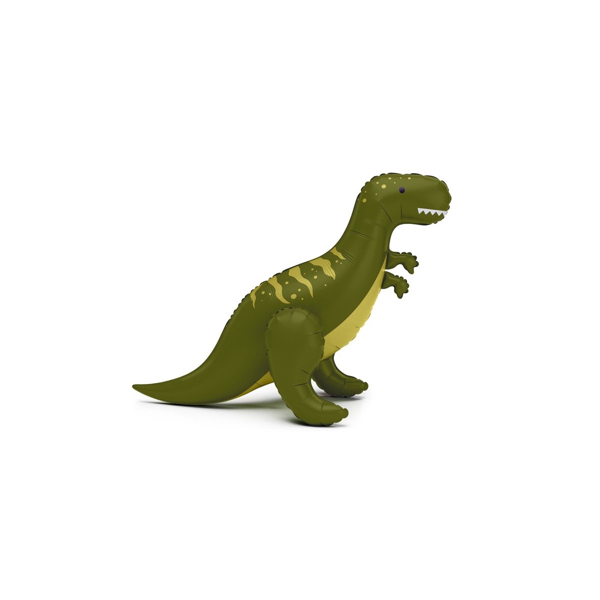 Standing foil balloon T-Rex, 93x79 cm, green Standing foil balloon T-Rex, 93x79 cm, green