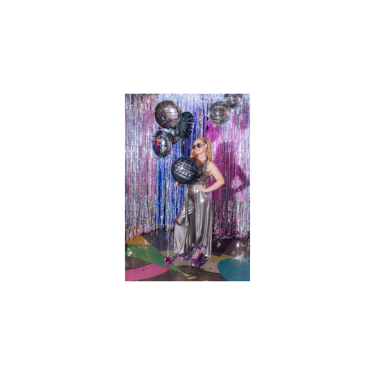 Foil balloon set Disco Balls, 35 cm, mix (1 pkt / 5 pc.) Foil balloon set Disco Balls, 35 cm, mix (1 pkt / 5 pc.)