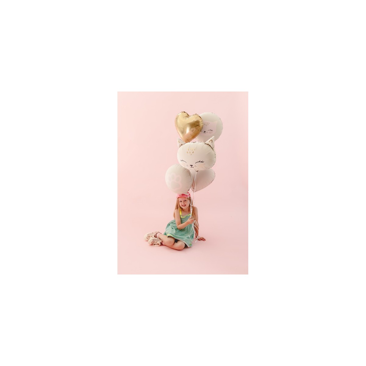 Foil balloon set Cat, mix (1 pkt / 5 pc.)