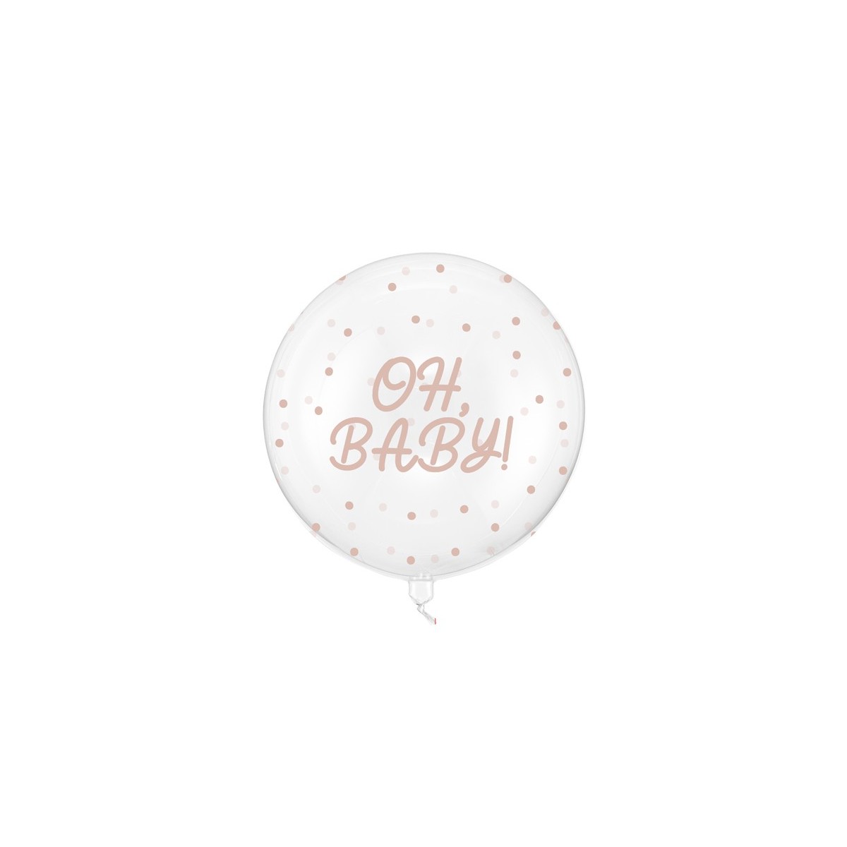 Bubble balloon Oh baby, 60 cm, transparent Bubble balloon Oh baby, 60 cm, transparent