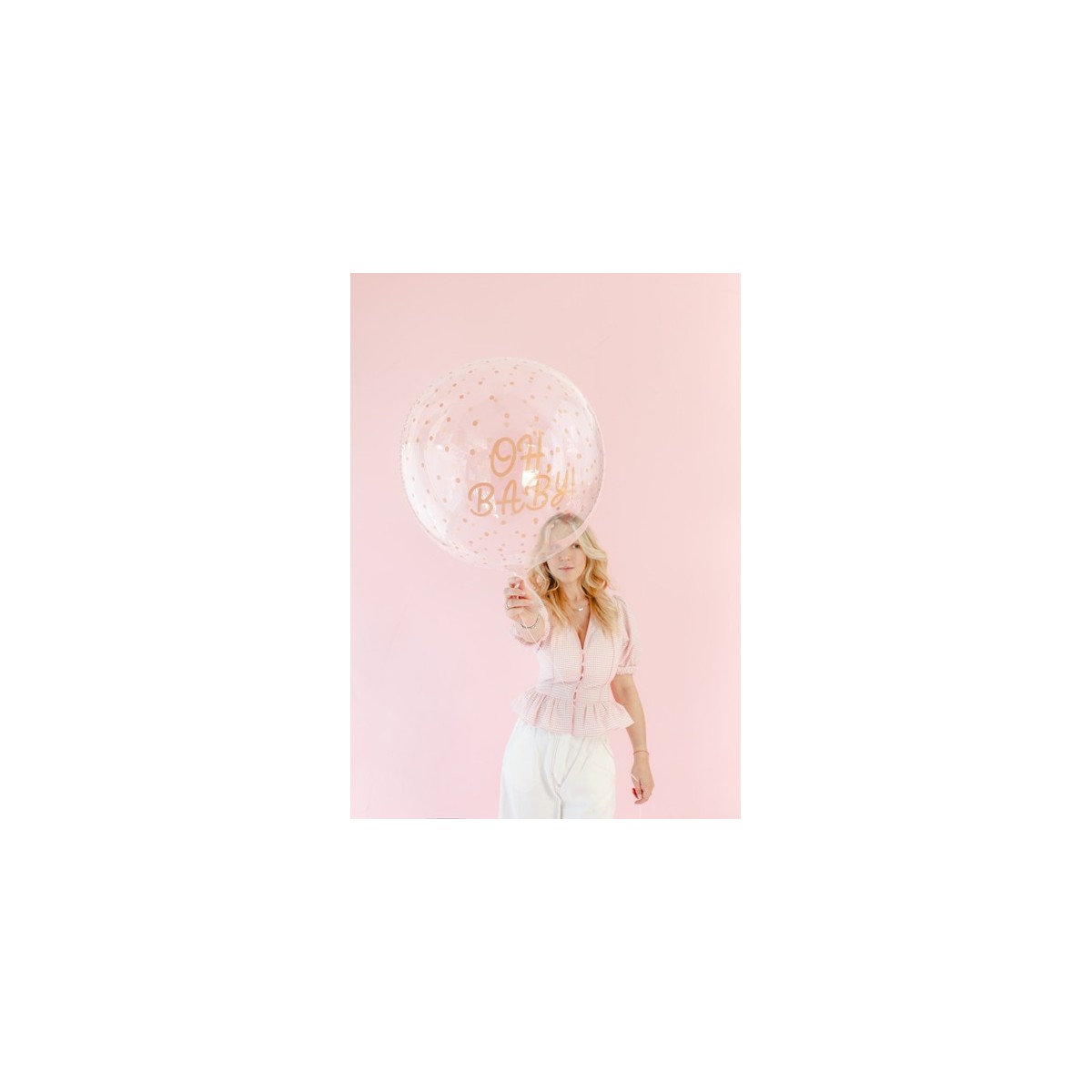 Bubble balloon Oh baby, 60 cm, transparent Bubble balloon Oh baby, 60 cm, transparent