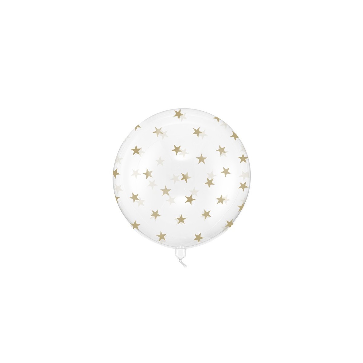 Bubble balloon Stars, 60 cm, transparent Bubble balloon Stars, 60 cm, transparent