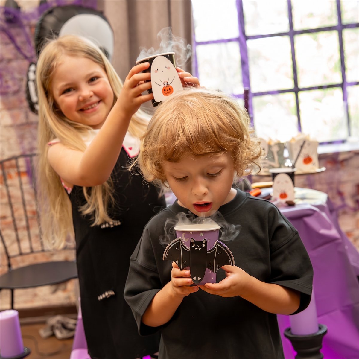 6 stk. Halloween Papkrus Spooky Friends 270 ml - DIY 6 stk. Halloween Papkrus Spooky Friends 270 ml - DIY