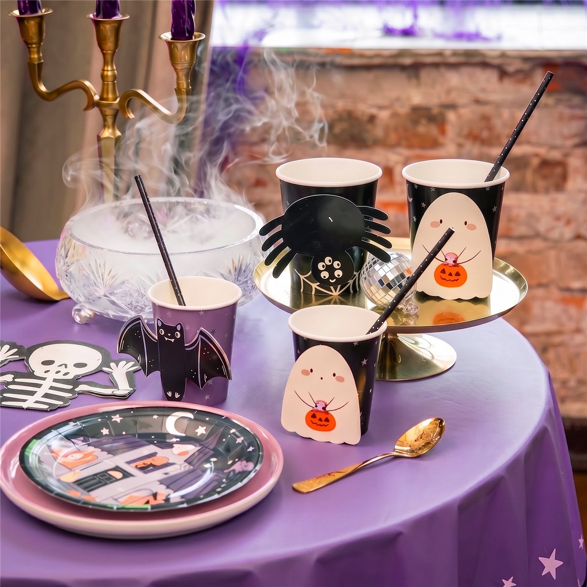 6 stk. Halloween Papkrus Spooky Friends 270 ml - DIY 6 stk. Halloween Papkrus Spooky Friends 270 ml - DIY
