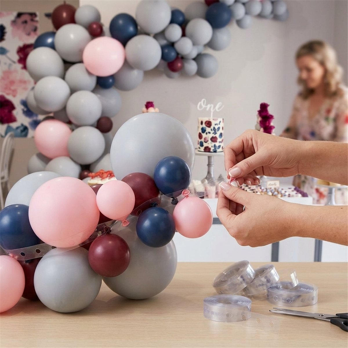 Ballonbånd 5 m – ballontape til ballonguirlander Ballonbånd 5 m – ballontape til ballonguirlander
