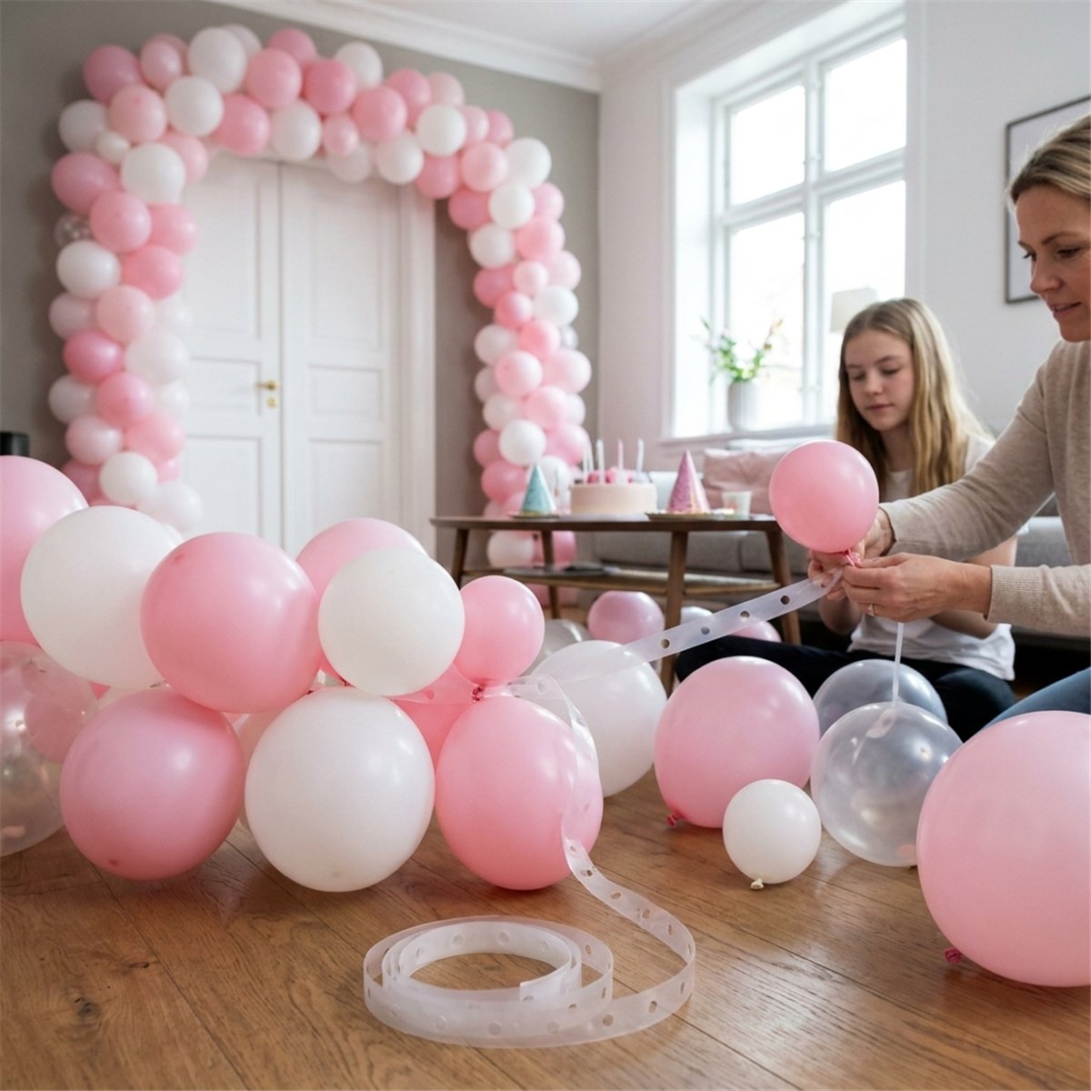 Ballonbånd 5 m – ballontape til ballonguirlander Ballonbånd 5 m – ballontape til ballonguirlander