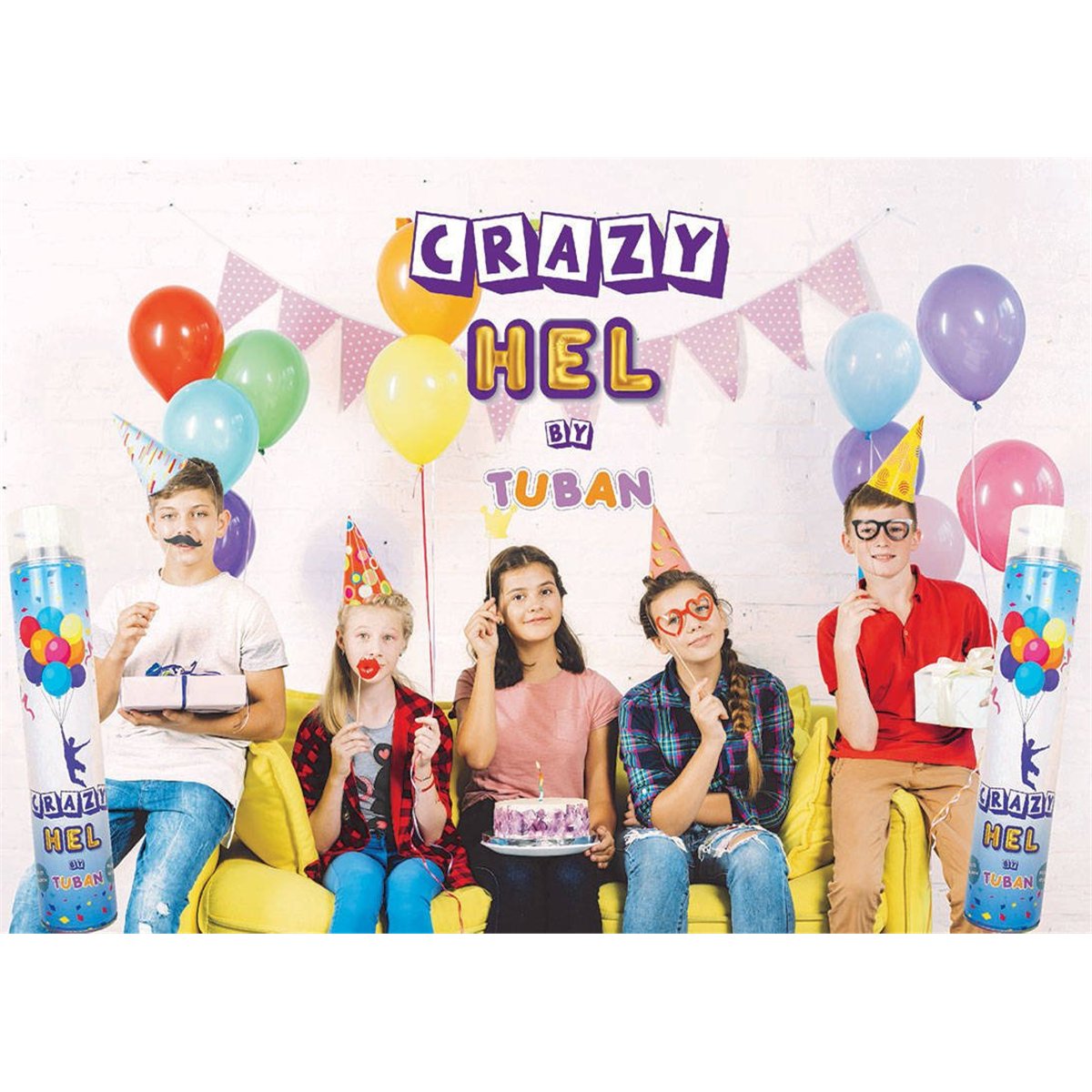 Heliumspray 12 liter – helium på dåse til op til 10 balloner Heliumspray 12 liter – helium på dåse til op til 10 balloner
