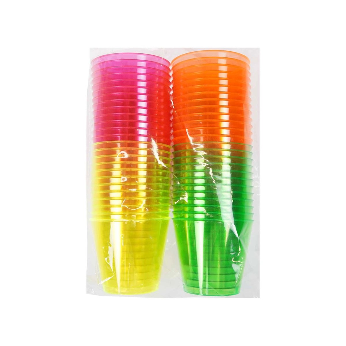 50 stk. Genbrugelige Shotglas i Neon – 30 ml Plastglas i 4 Farver 50 stk. Genbrugelige Shotglas i Neon – 30 ml Plastglas i 4 Farver