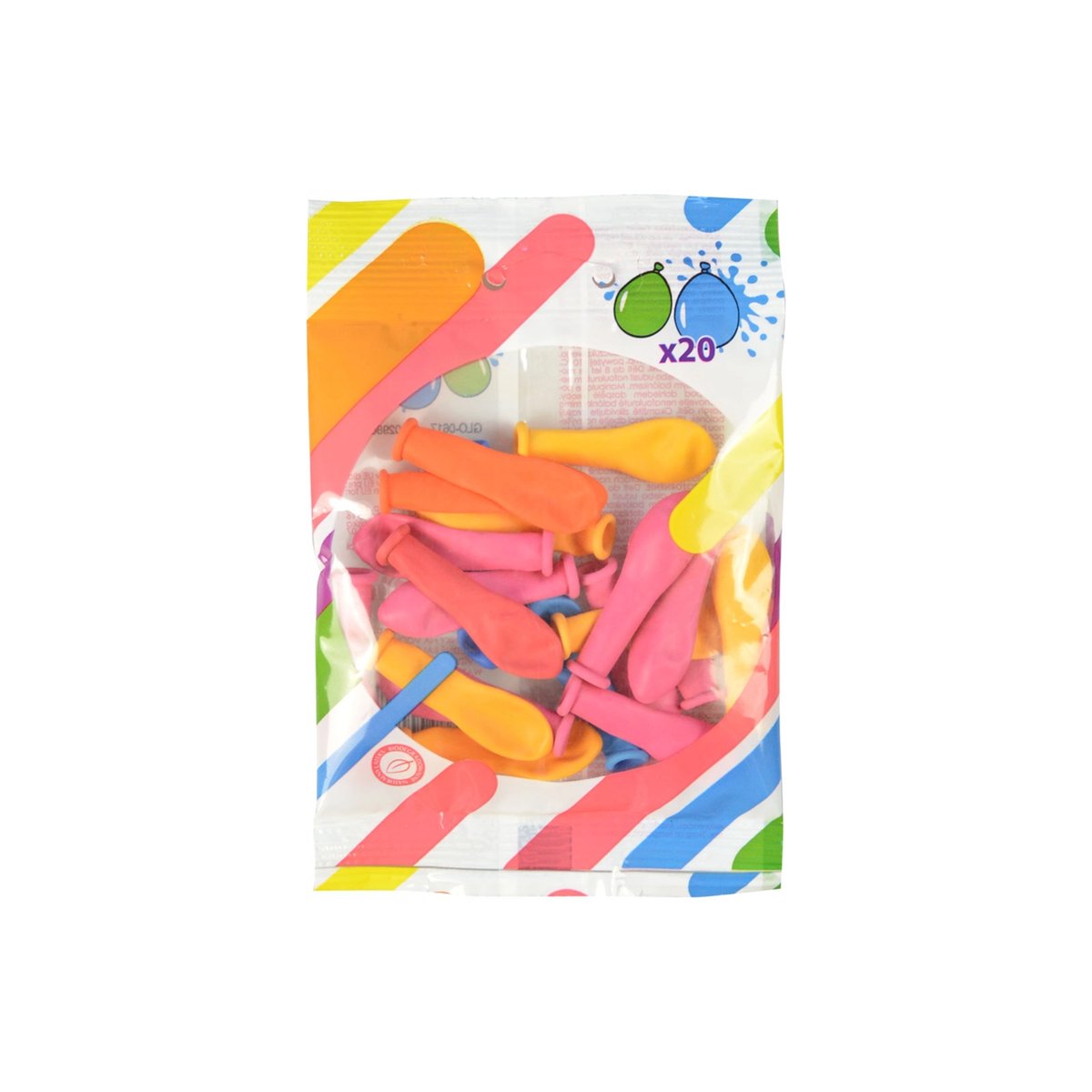 20 stk. Vandballoner i Assorterede Farver – Store Vandballoner ca. 25 cm 20 stk. Vandballoner i Assorterede Farver – Store Vandballoner ca. 25 cm