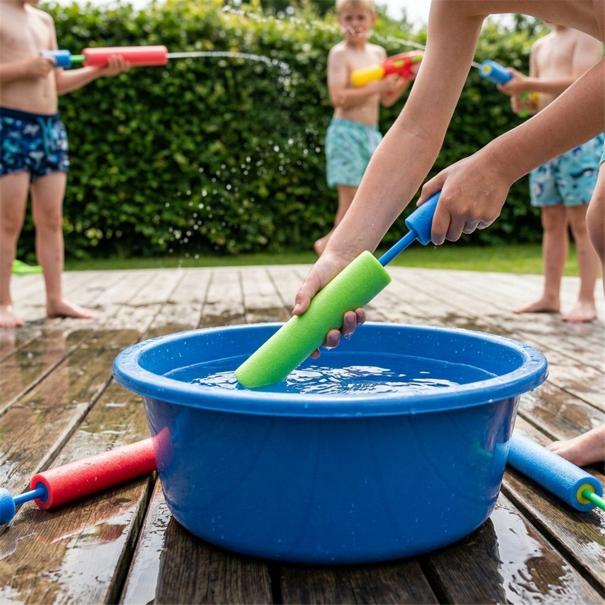 Vandpistol i Skum 30 cm – Vandkanon med Pumpe, Assorterede Farver Vandpistol i Skum 30 cm – Vandkanon med Pumpe, Assorterede Farver