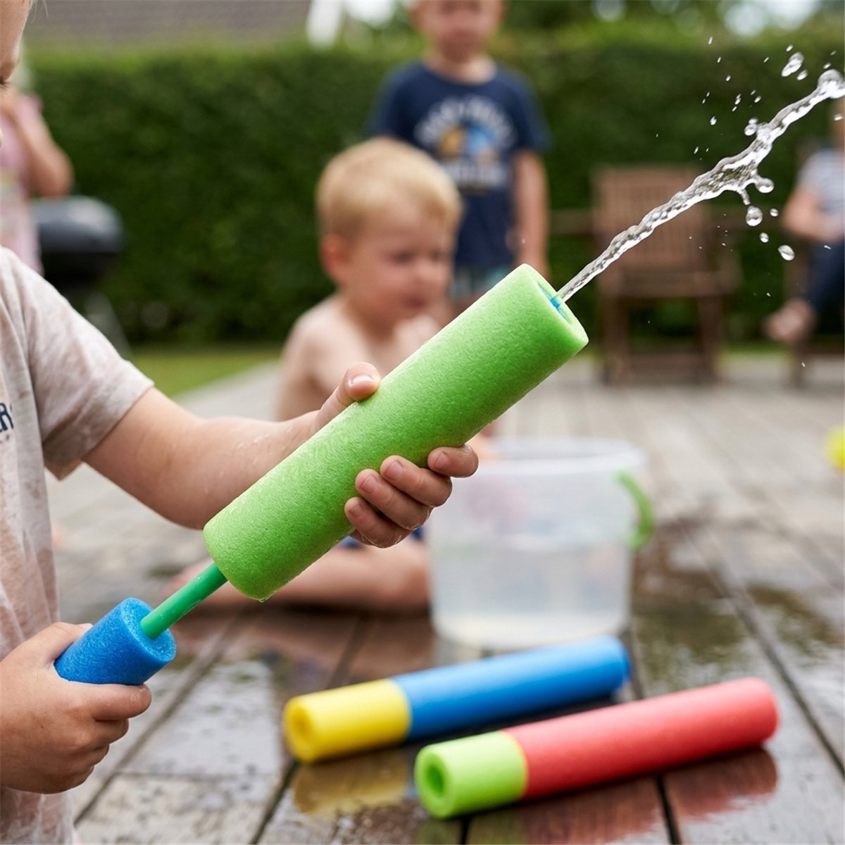 Vandpistol i Skum 30 cm – Vandkanon med Pumpe, Assorterede Farver Vandpistol i Skum 30 cm – Vandkanon med Pumpe, Assorterede Farver