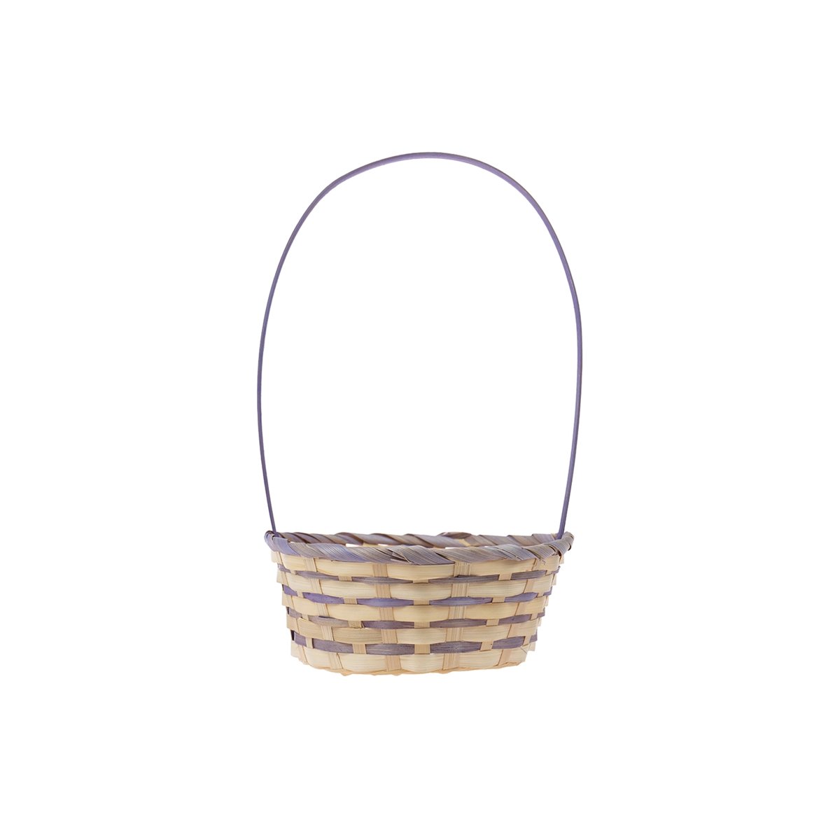 Forårskurv med Højt Hank i Lysegrøn og Pastellilla 20 × 31 cm Forårskurv med Højt Hank i Lysegrøn og Pastellilla 20 × 31 cm