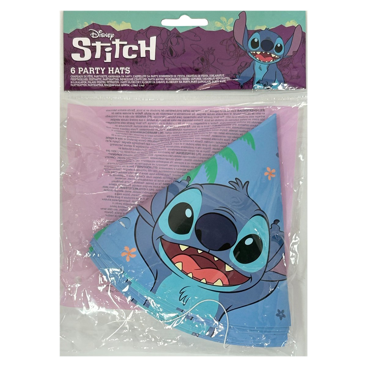 6 stk. Disney® Stitch & Angel festhatte i papir 6 stk. Disney® Stitch & Angel festhatte i papir