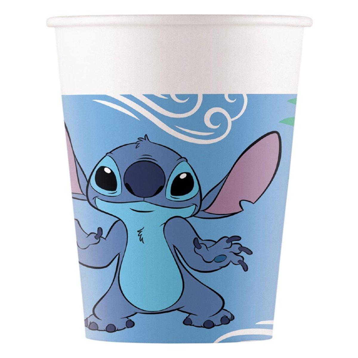 8 stk. Disney® Stitch papkrus lyseblå 200 ml 8 stk. Disney® Stitch papkrus lyseblå 200 ml