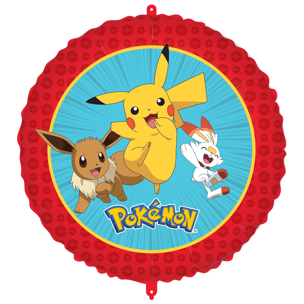 Pokémon® folieballon rød 46 cm Pokémon® folieballon rød 46 cm