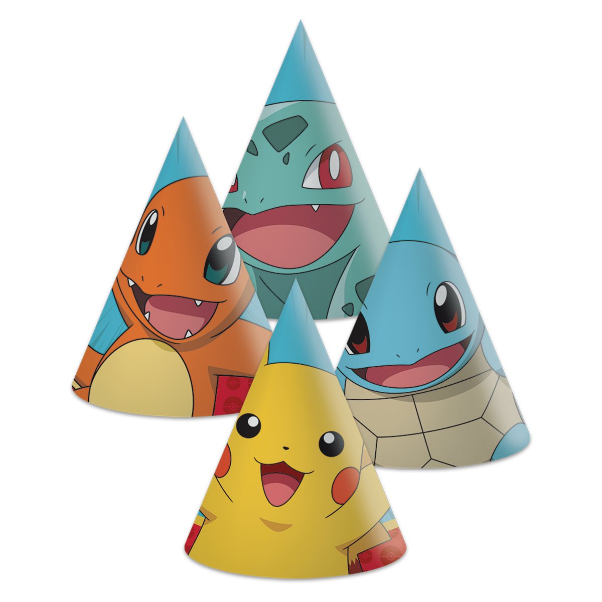 6 stk. Pokémon® festhatte i papir 6 stk. Pokémon® festhatte i papir