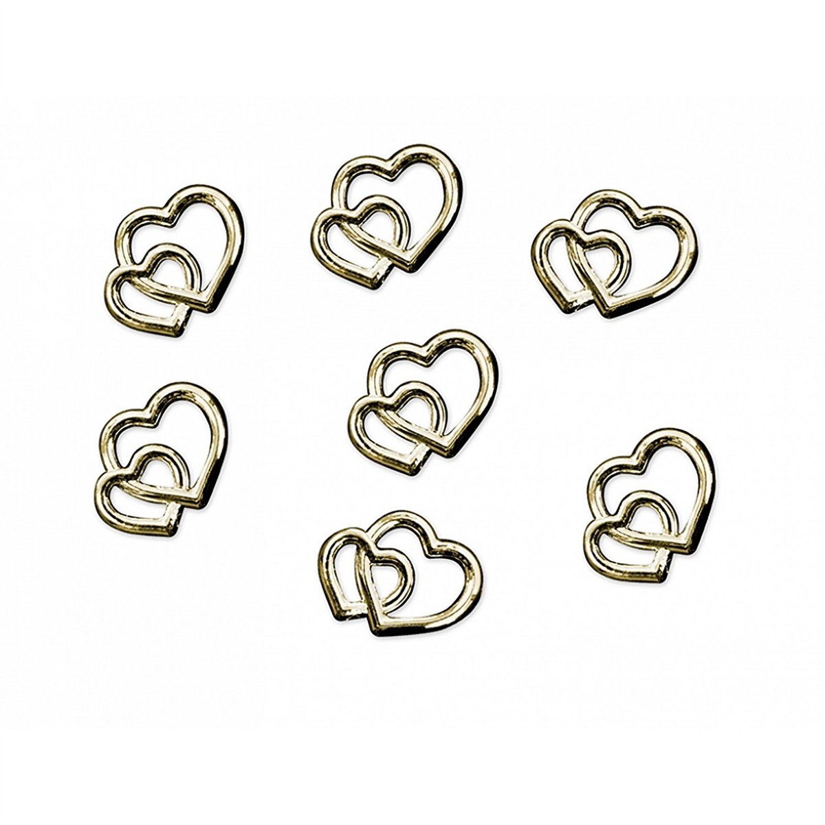 25 stk. Konfetti Hjerter Guld Plastik 10 mm 25 stk. Konfetti Hjerter Guld Plastik 10 mm