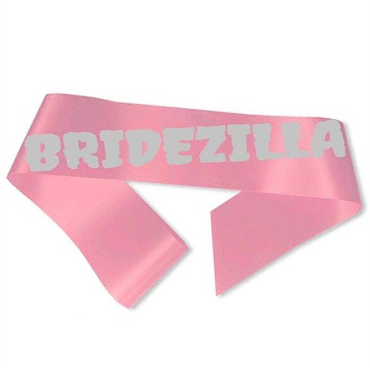 Bridezilla Ordensbånd Pink med Metallic Sølvtryk 190 cm Bridezilla Ordensbånd Pink med Metallic Sølvtryk 190 cm