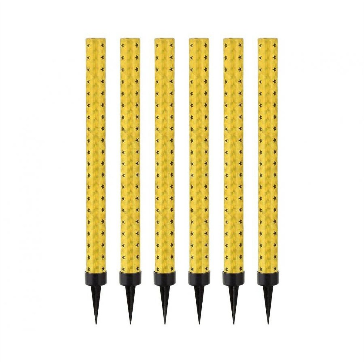 6 stk. Kagefontæner Guld med Sort Fod 18 cm 6 stk. Kagefontæner Guld med Sort Fod 18 cm
